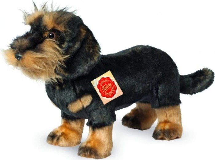 Teddy Hermann Rauhaardackel stehend 28cm