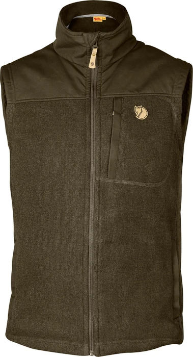 Fjällräven Buck Fleece Weste dark olive (Herren)