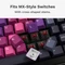 Glorious GPBT Gradient V2 Keycaps, Kunststoff (PBT), Afterparty, mehrfarbig, 135 Tasten, ANSI-US Vorschaubild