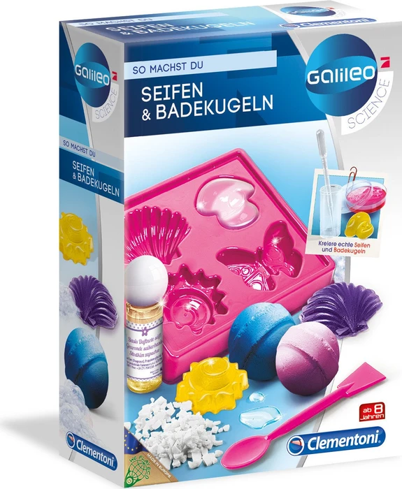 Clementoni Galileo Seifen und Badekugeln