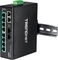 TRENDnet TI Hardened Industrial Railmount Gigabit Switch, 8x RJ-45, 2x RJ-45/SFP, 240W PoE+ Vorschaubild