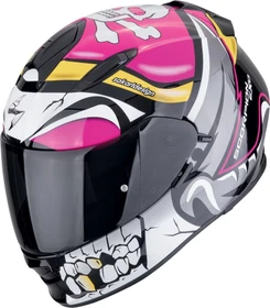 Scorpion EXO-491 Pirate schwarz/weiß/rosa/gelb