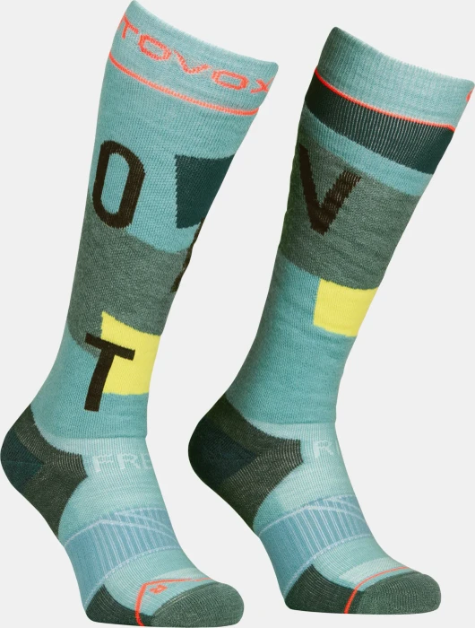 Ortovox Freeride Long Cozy Socken ice waterfall (Damen)