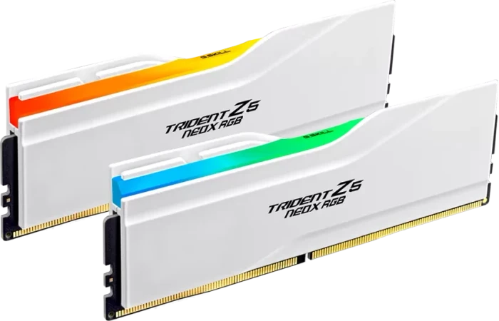 G.Skill Trident Z5 NeoX RGB Matte White UDIMM 32GB Kit, DDR5-6000, CL26-36-36-32