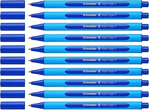 Schneider Slider Edge F Kugelschreiber blau, 10er-Pack