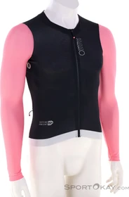 Castelli Corretto Trikot langarm black/rosa giro/silver moon (Herren)