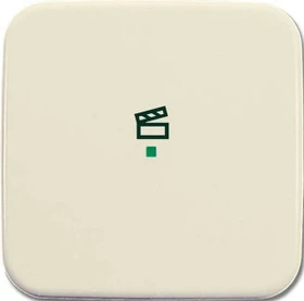 Busch-Jaeger Wippe 1-fach mit Symbol "Szene", weiß