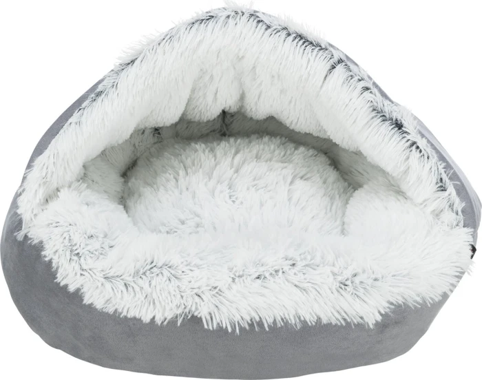 Trixie Höhlenbett Harvey, Ø55cm, grau/weiß