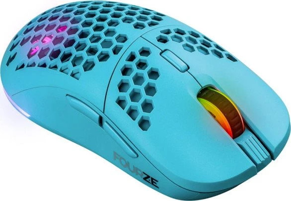 FourZE GM900 Wireless Gaming Mouse türkis, USB