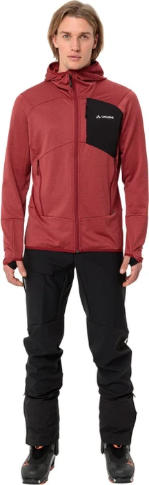 Vaude Monviso Hooded Fleece II Funktionsjacke carmine (Herren)