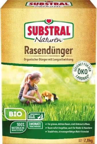 Evergreen Garden Care Substral Naturen Bio Rasendünger, 2.8kg