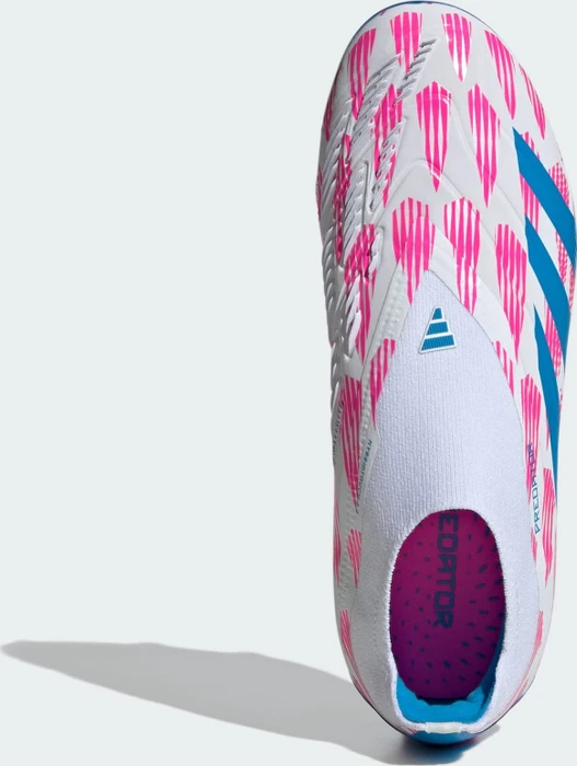 adidas Predator Elite Laceless AG cloud white/solar blue/solar pink (Junior)