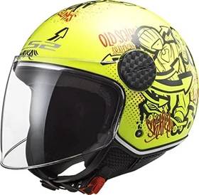 LS2 OF558 Sphere Lux Skater gelb/schwarz/rot