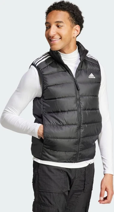 adidas Essentials 3-Streifen Light Daunen Funktionsweste schwarz (Herren)