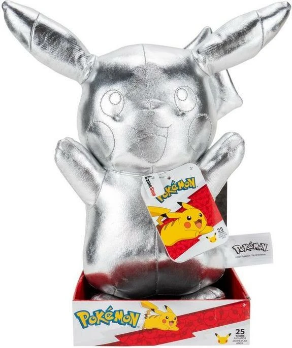 Boti Pokémon 25th Anniversary Pikachu 30cm silber