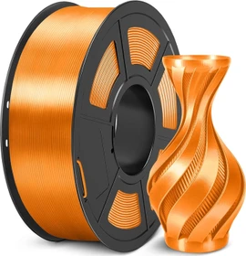 Sunlu Silk PLA+, orange, Spule, 1.75mm, 1.00kg