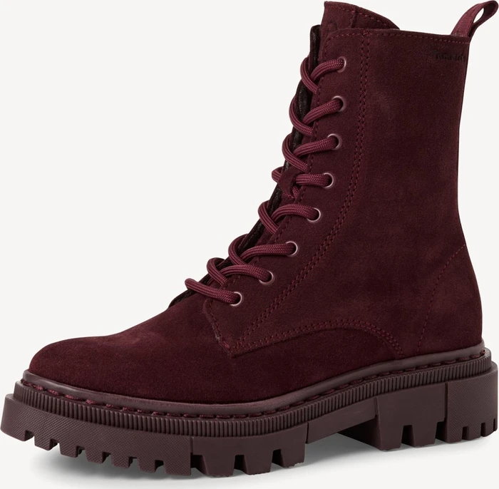 Tamaris Lederstiefelette rot (Damen)