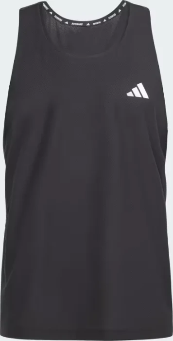 adidas Own The Run Laufshirt ärmellos schwarz (Herren)