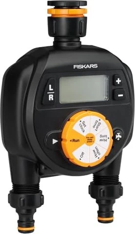 Fiskars Doppelanschluss Bewässerungssteuerung