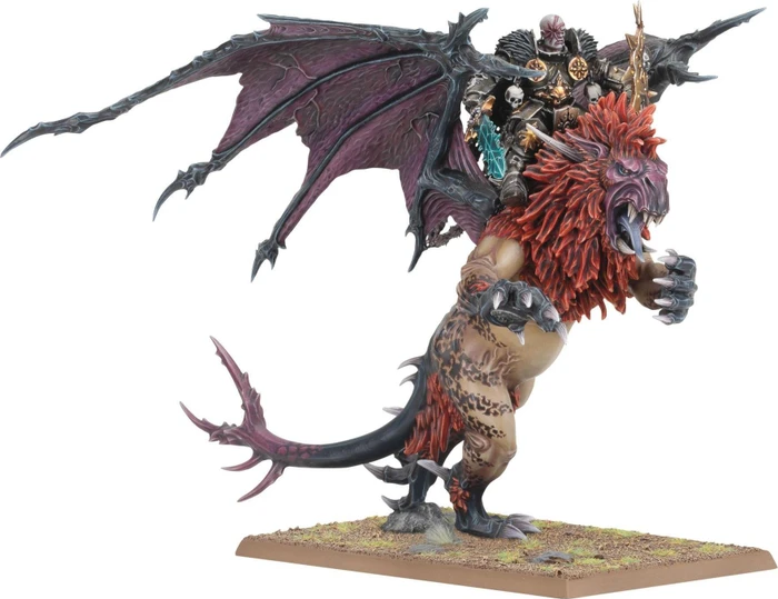 Games Workshop Warhammer The Old World - Warriors of Chaos - Chaos Lord on Manticore