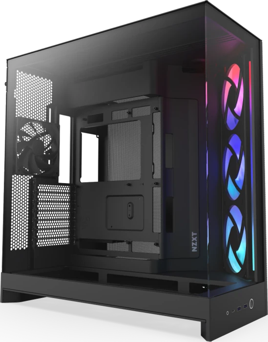 NZXT H9 Flow RGB [2025] Black, schwarz, Glasfenster