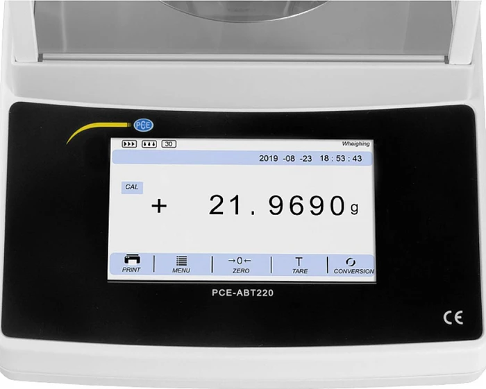 PCE Instruments PCE-ABT 220, Präzisionswaage, 220g (PCE-ABT 220) – Bild 2 von 6