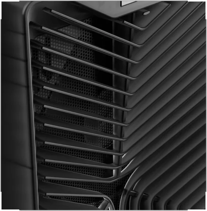 Corsair 3200D RS Smoke, grau, Glasfenster