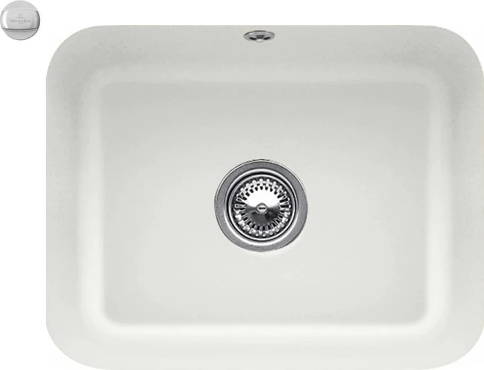 Villeroy & Boch Cisterna 60C Unterbau Becken mittig mit Ablauffernbedienung steam