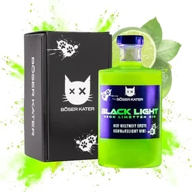 Edelobstbrennerei Schleihauf Böser Kater Black Light Neon Limetten Gin 500ml