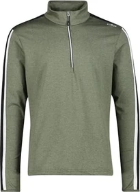 CMP Softech Fleece Melange 70's Funktionsshirt langarm kaki melange (Herren)