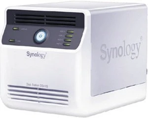 Synology DiskStation DS410j, 128MB RAM, 1x RJ-45 1000Base-T, 2x USB-A 2.0