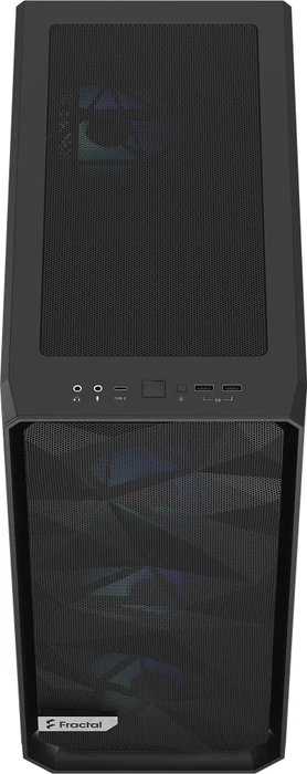 Fractal Design Meshify 2 Compact RGB Black TG Light Tint, Glasfenster