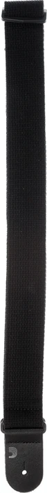 D'Addario Cotton Guitar Strap Black