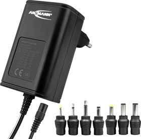 Ansmann APS 600, Universal-Netzteil, 2-Pin-Stecker mit Wechseladapter, 7.2W