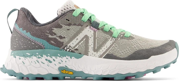 New Balance Fresh Foam X Hierro v7 paper white/graphite/electric jade (Damen)