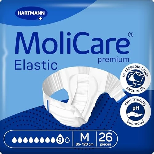 Hartmann MoliCare Premium Elastic 9 Tropfen Schutzhose Größe M, 26 Stück