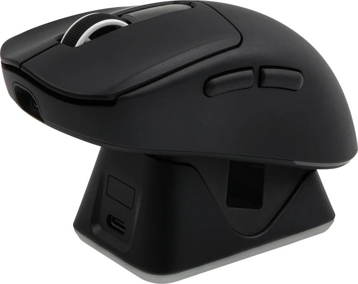 Epomaker Nex Lite Wireless Gaming Mouse mit Ladestation, schwarz, USB/Bluetooth
