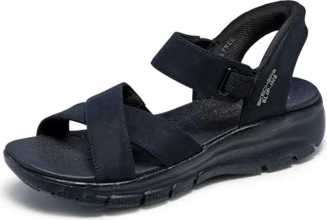 Skechers Easy Going Somewhere Sunny schwarz (Damen)