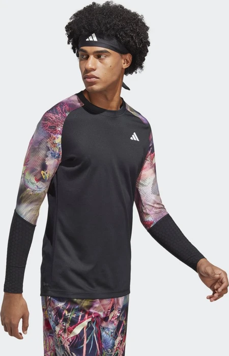 adidas Melbourne Tennis Heat.RDY Funktionsshirt langarm multicolor/black (Herren)