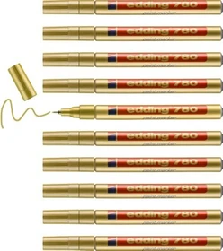 edding 780 Lackmarker gold, 10er-Pack
