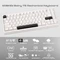 Wobkey Rainy 75 Lite, weiß/silber, HMX Violet Linear, USB/Bluetooth, US Vorschaubild