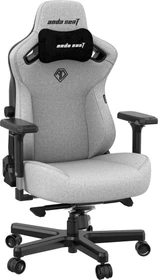 Anda Seat Kaiser 3 Premium XL Gamingstuhl, Ash Gray, Stoff grau
