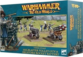 Games Workshop Warhammer The Old World - Empire of Man - Helblaster Volley Gun & Helstorm Rocket Battery