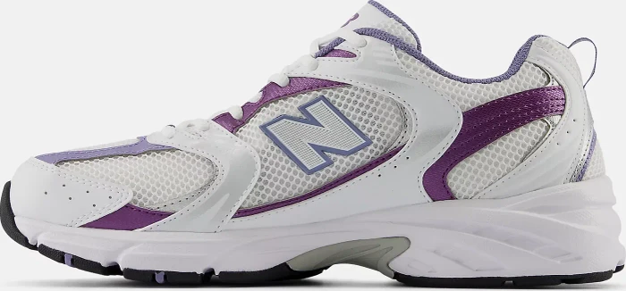 New Balance 530 white/dusted grape/astral purple