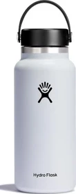 Hydro Flask Wide Mouth Isolierflasche 946ml weiß