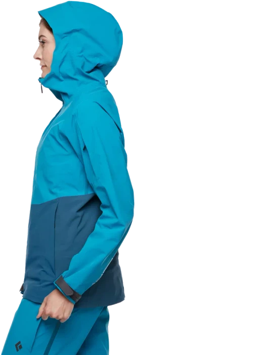 Black Diamond Recon Stretch Ski Shell Skijacke azul/azurite (Damen)