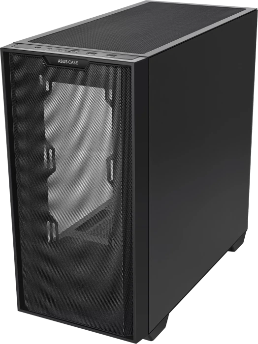 ASUS A21 Black, schwarz, Glasfenster