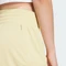 adidas Pacer Essentials Knit High-Rise Shorts powder yellow/white (Damen) Vorschaubild