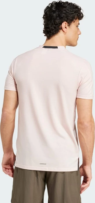 adidas Designed for Training Workout Funktionsshirt kurzarm sandy pink mel. (Herren)