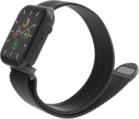 ISY Milanaise-Armband ISB-1003 für Apple Watch 42mm/44mm/45mm schwarz
